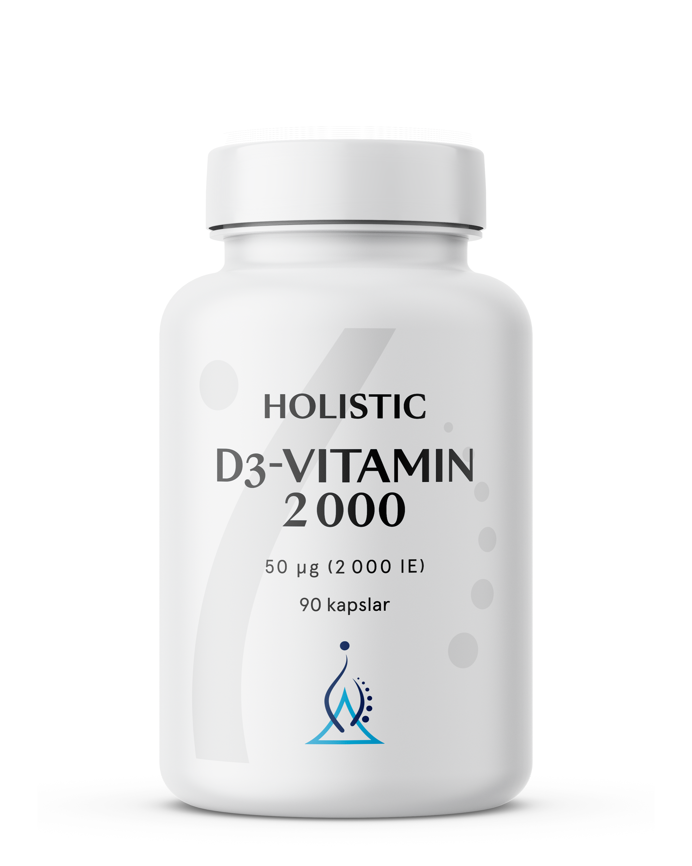 Holistic D3-vitamin 2000, 90 kapslar