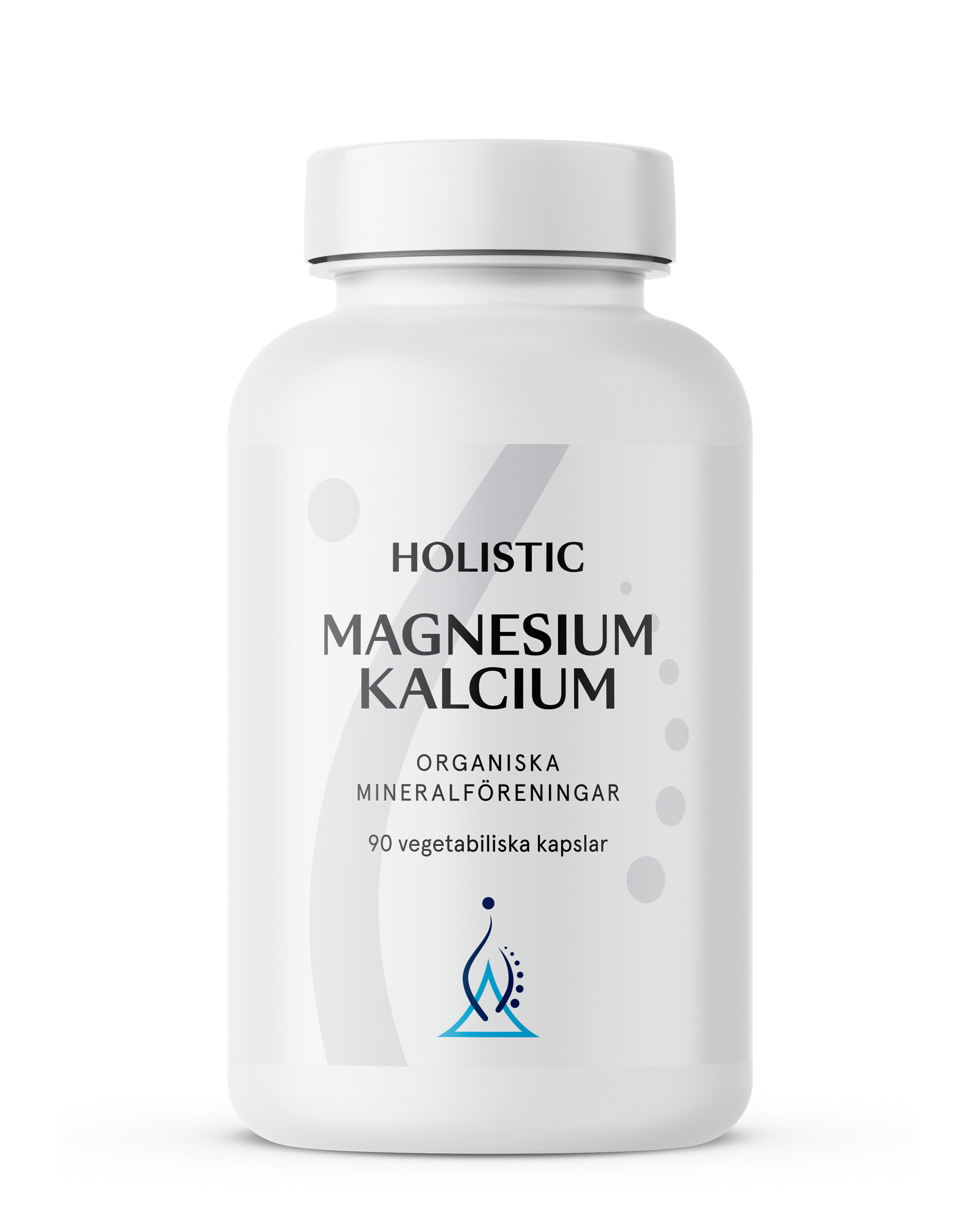 Holistic Magnesium/Kalcium 80/40 mg, 90 kapslar