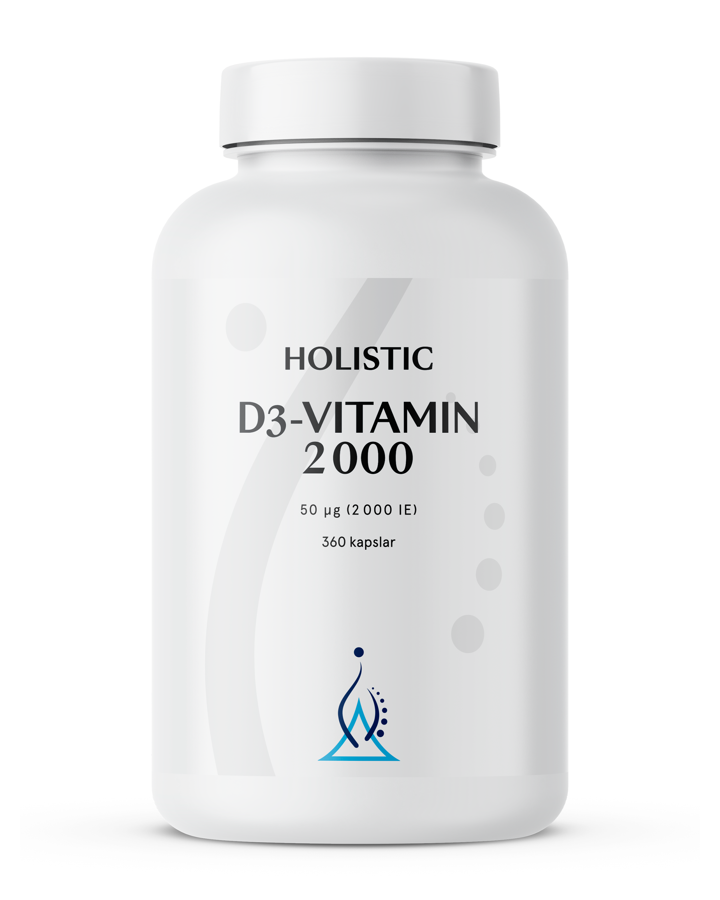Holistic D3-vitamin 2000, 360 kapslar