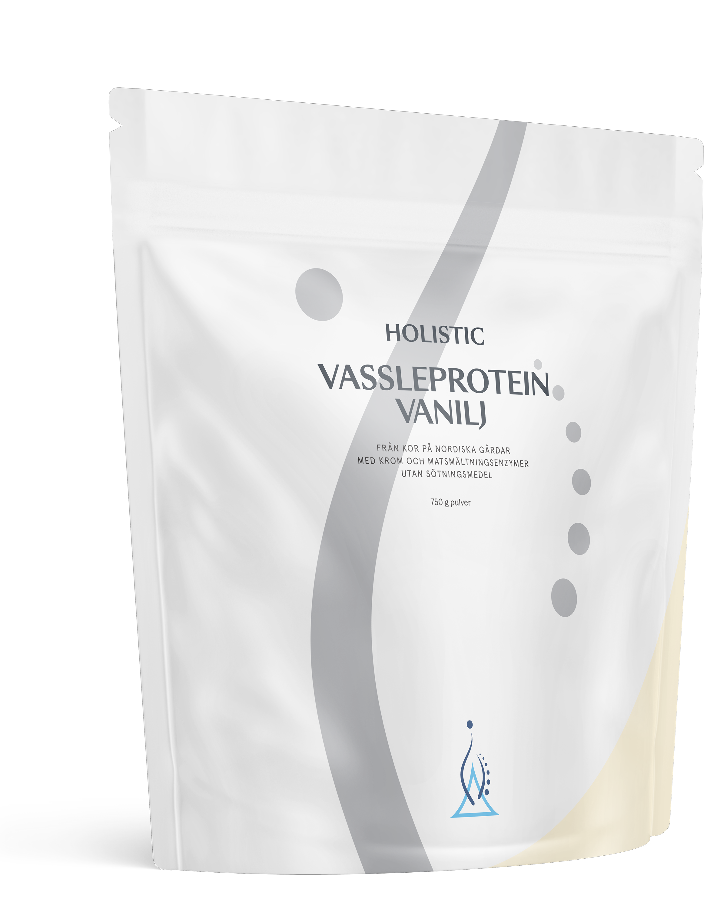Holistic Vassleprotein vanilj, 750 g