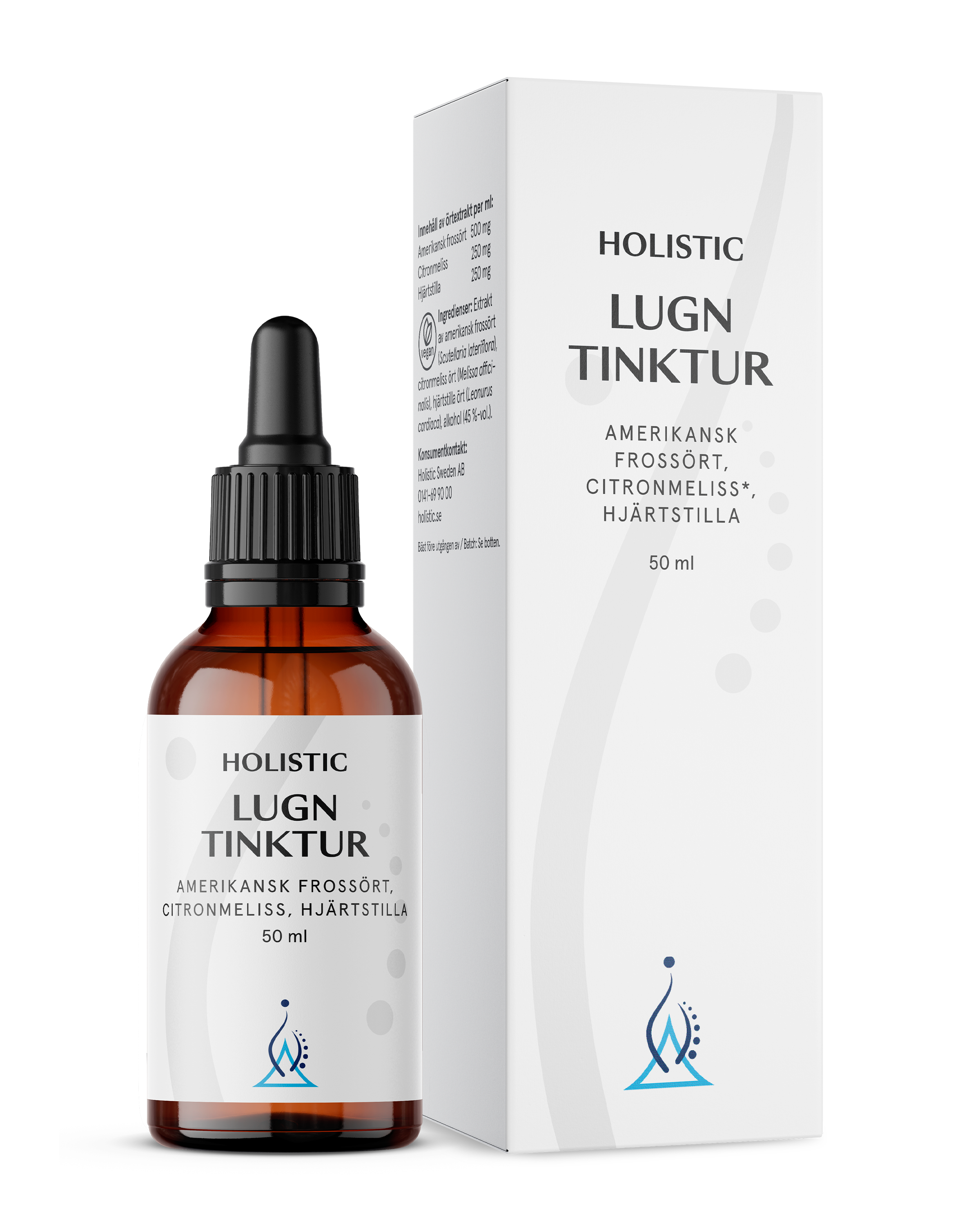 Holistic Lugn tinktur, 50 ml