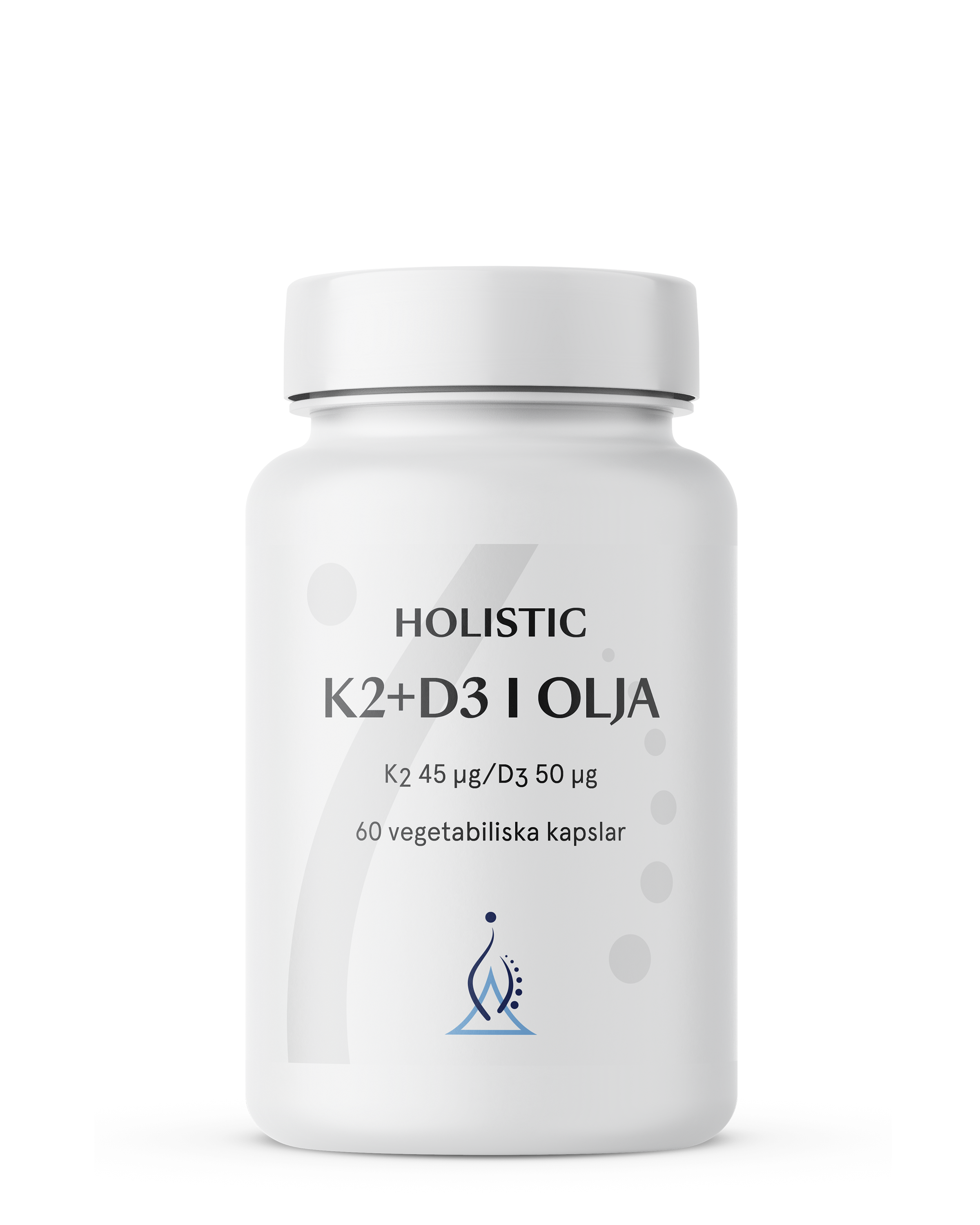 Holistic K2+D3 i olja, 60 kapslar