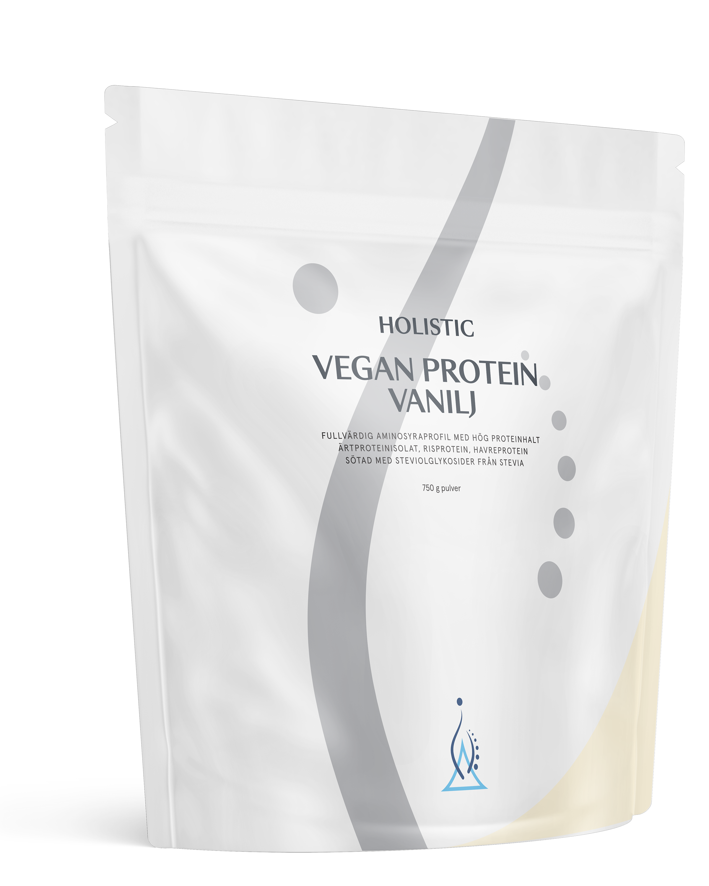 Holistic Vegan protein vanilj, 750g