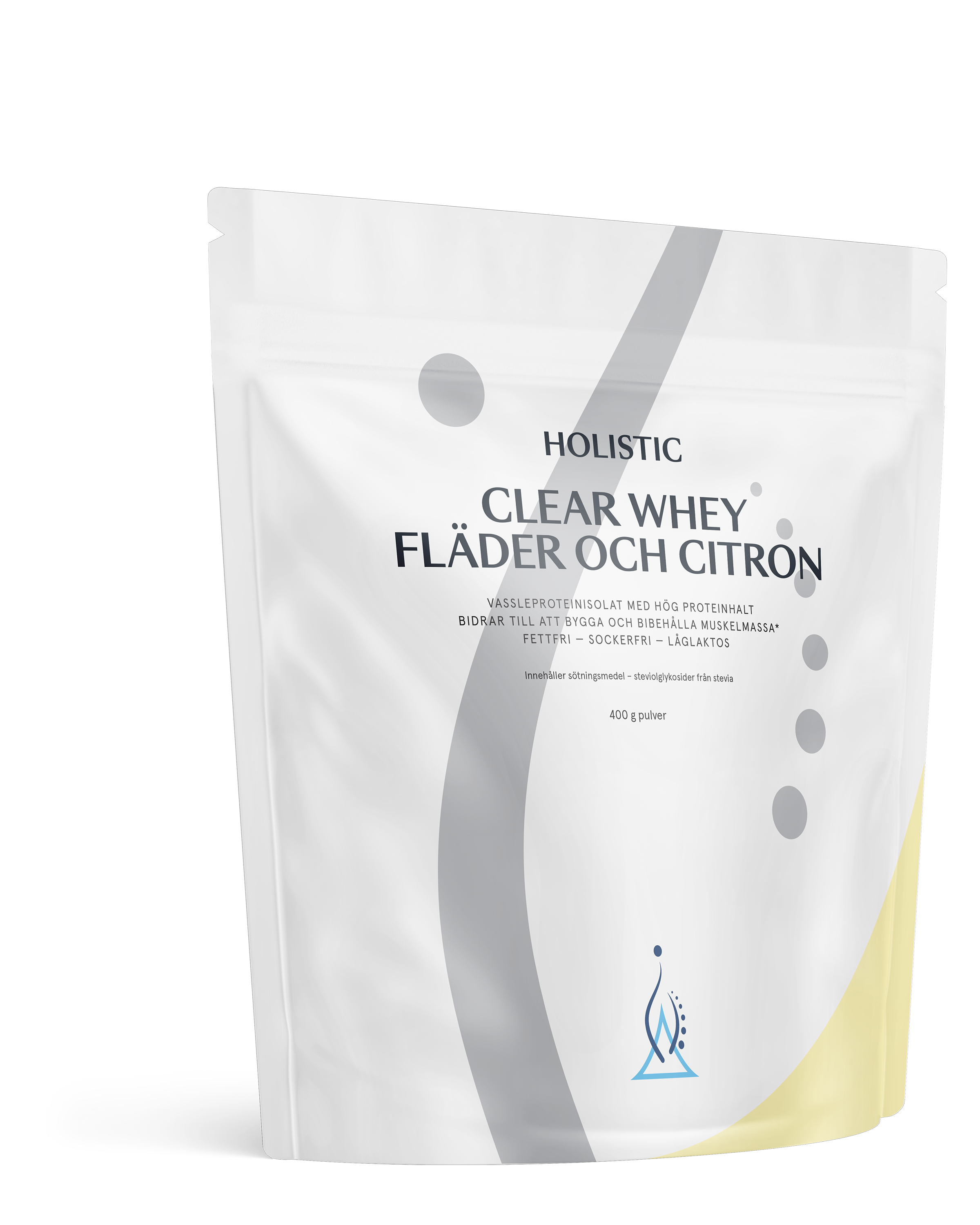 Holistic Clear Whey vassleproteinisolat fläder och citron, 400g