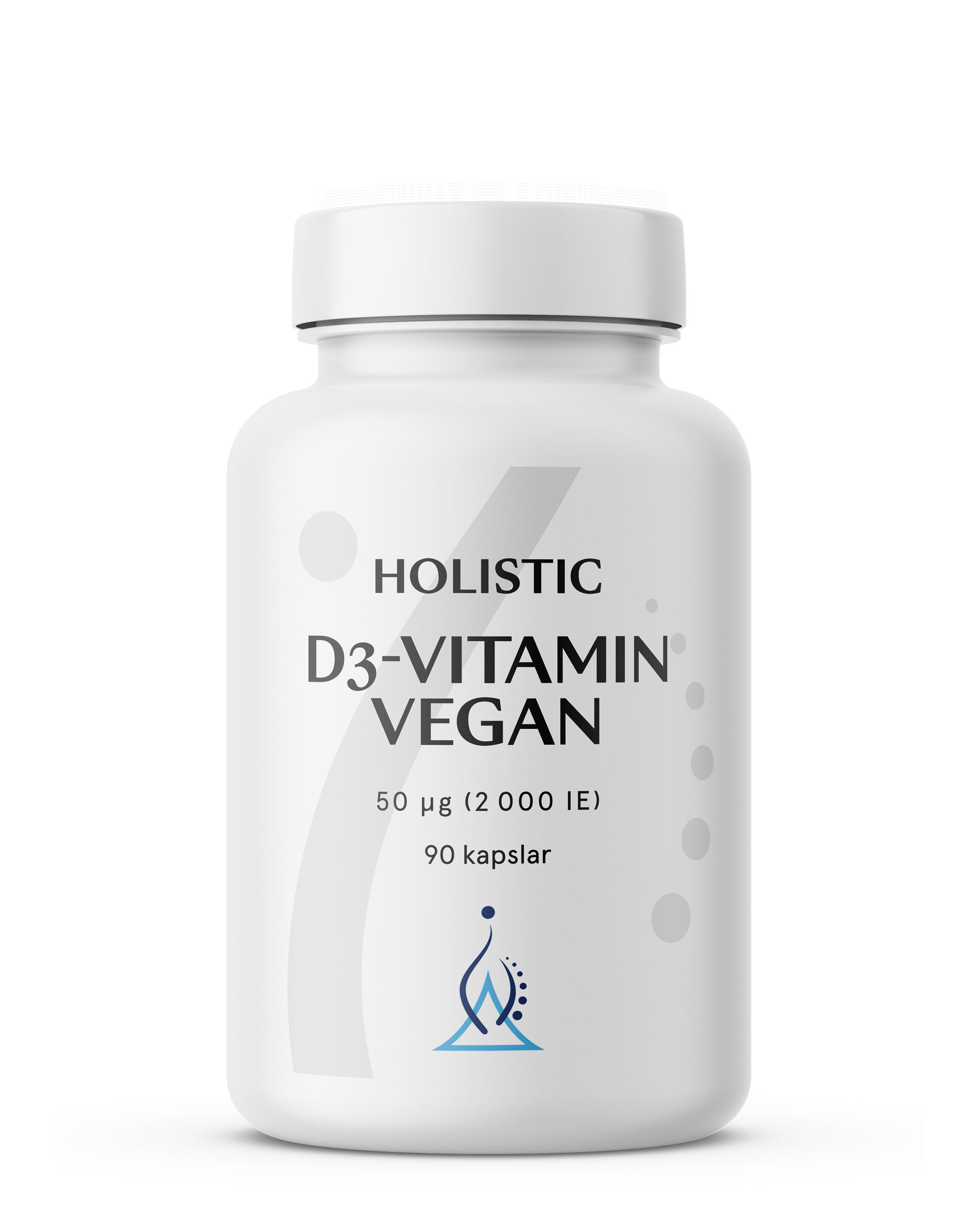 Holistic D3-vitamin vegan 2000, 90 kapslar