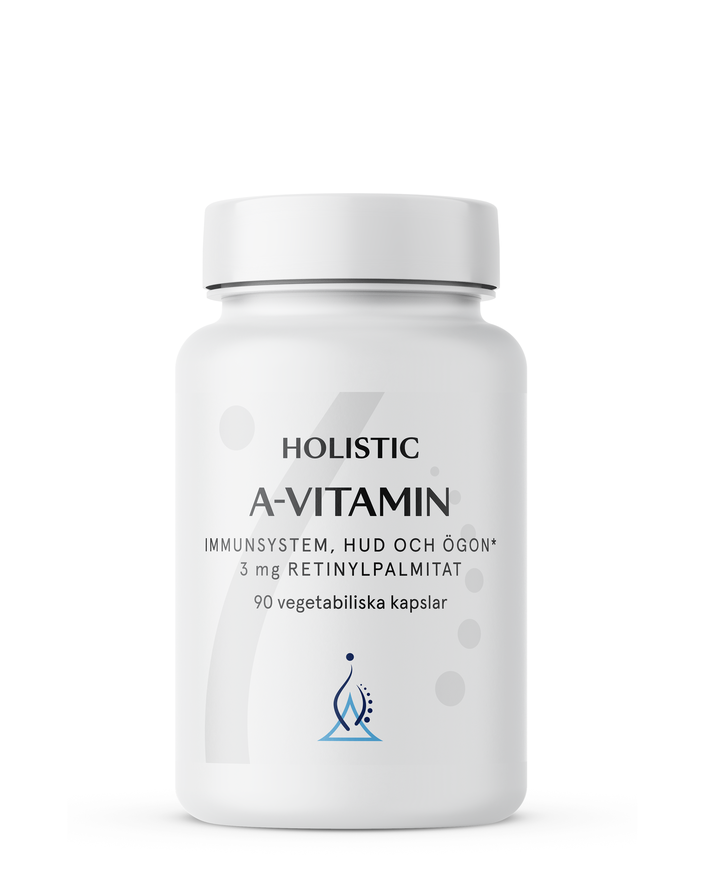 Holistic A-vitamin - 3 mg retinylpalmitat, 90 kapslar